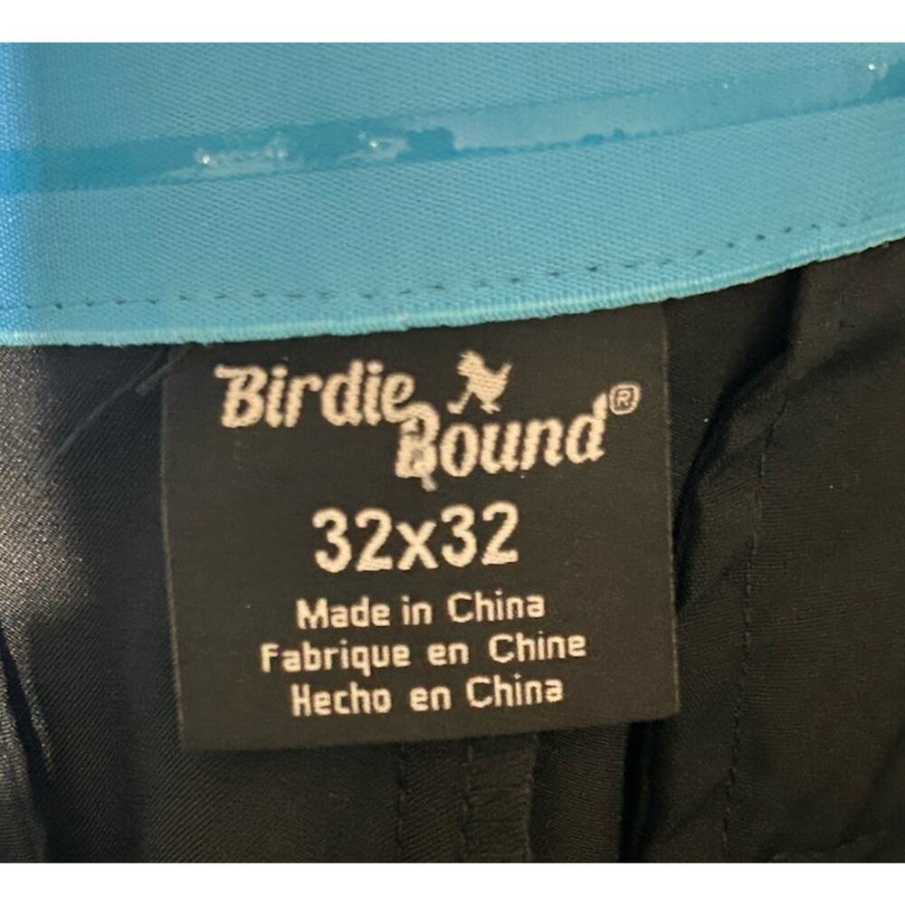 Birdie Bound Golf Pants Mens Size 32x32 Black Flex Waist Straight Fit Casual NWT - Picture 3 of 9